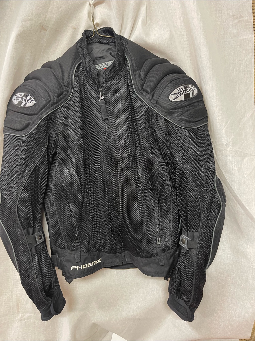 Joe Rocket Women’s Black Mesh Phoenix Motorcycle Jacket Size Large